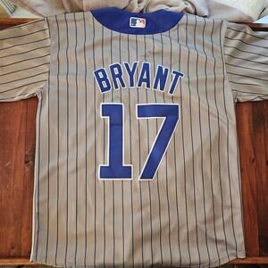 Kris Bryant Chicago Cubs Majestic MLB Baseball Jersey Stitched Large